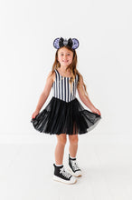 Load image into Gallery viewer, Midnight Stripes | (KIDS) Mesh DRESS