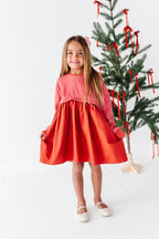 Sugarplum Bows | Poplin Dress