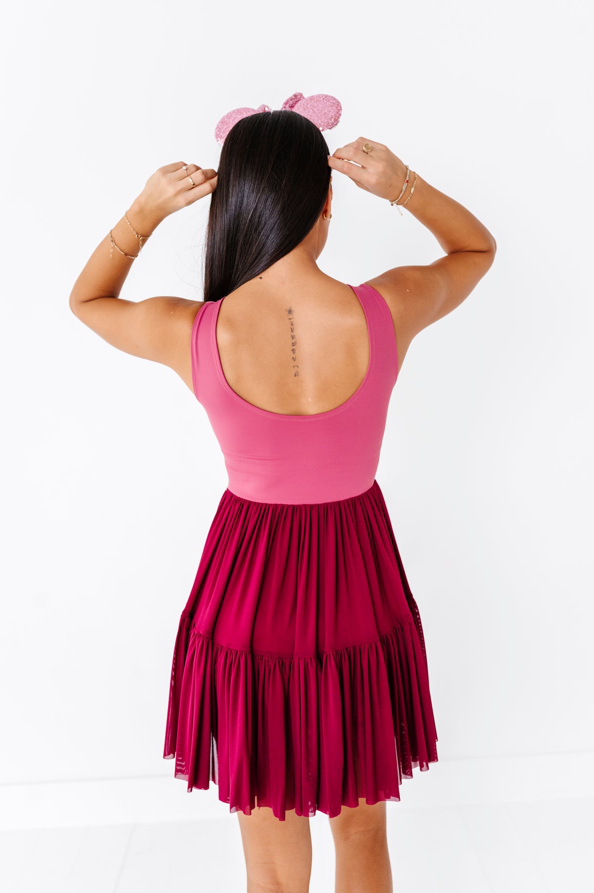 Mulan (ADULT) | Wine Mesh DRESS