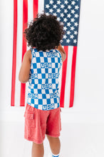 Load image into Gallery viewer, Checkered USA | BOYS TANK