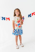 Load image into Gallery viewer, Floral USA | KIDS Cream Tee