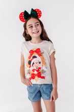 Load image into Gallery viewer, Mickey Bow Frame | KIDS CREAM TEE