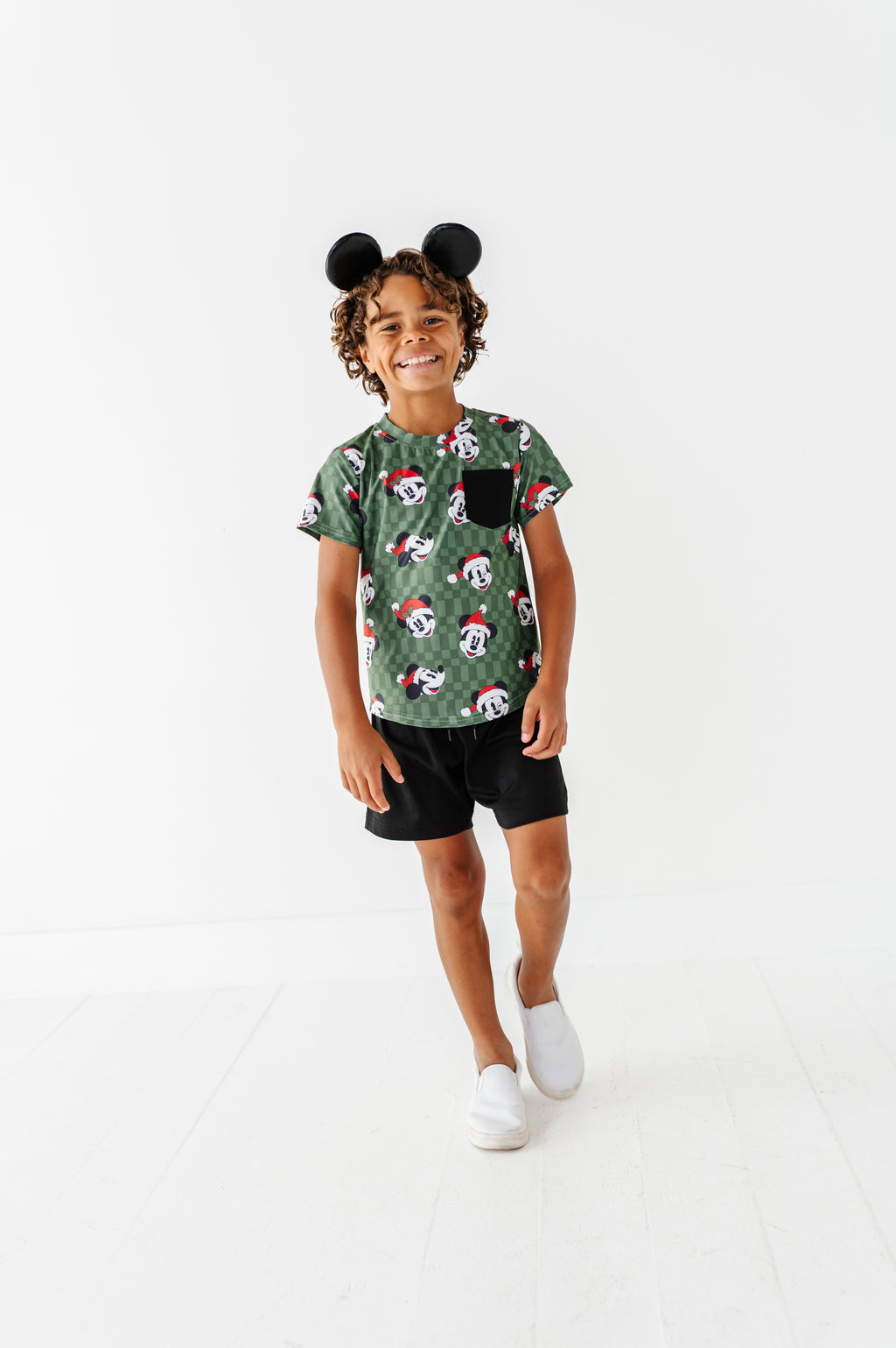 Mickey's Evergreen Check | KIDS Dri-Fit Tee