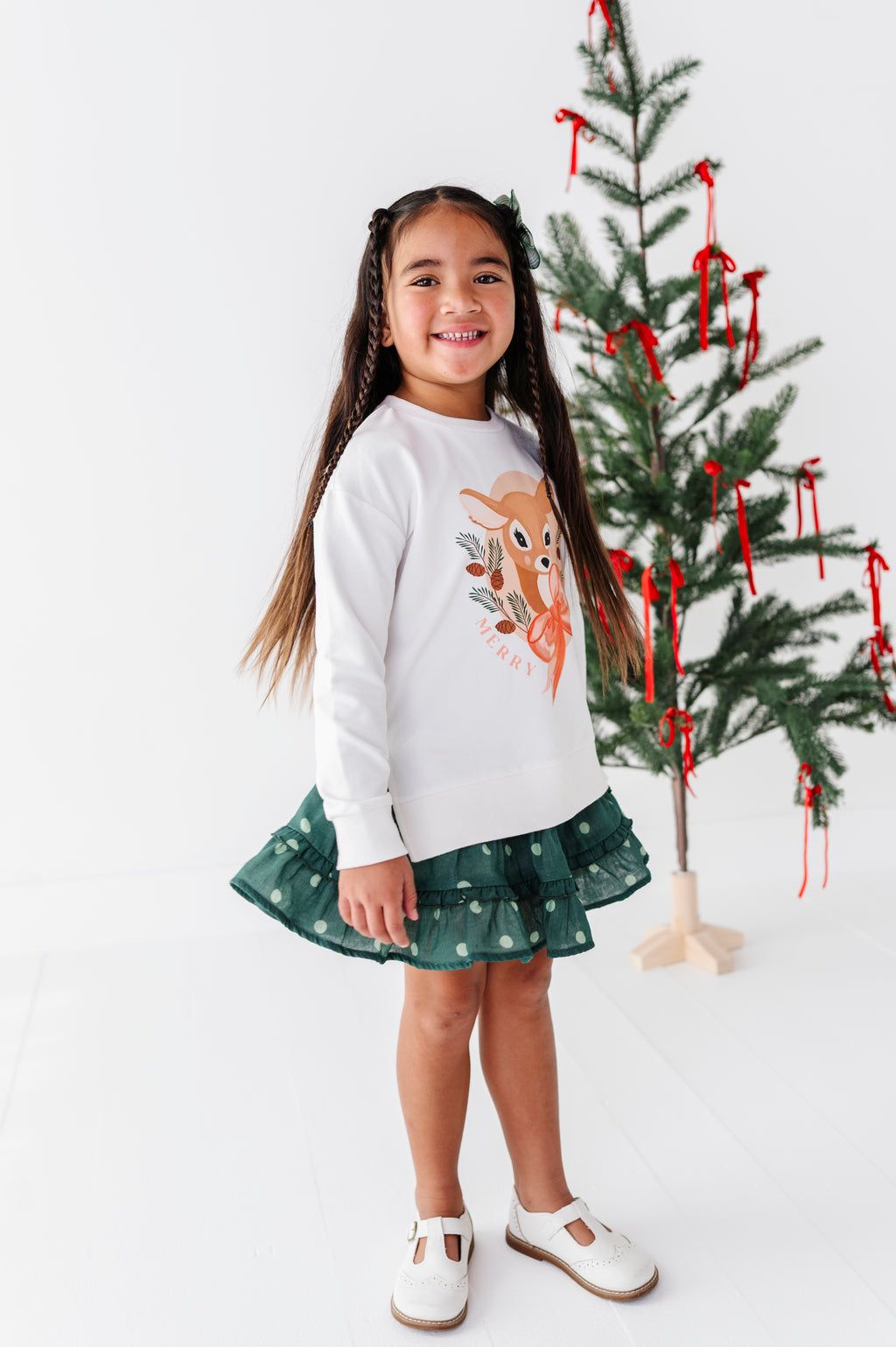 Darling Deer | Side Split Sweatshirt