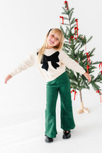 Spruce | Rib Wide Leg Pants