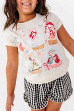 Load image into Gallery viewer, Princess Snow Globes | KIDS CREAM TEE