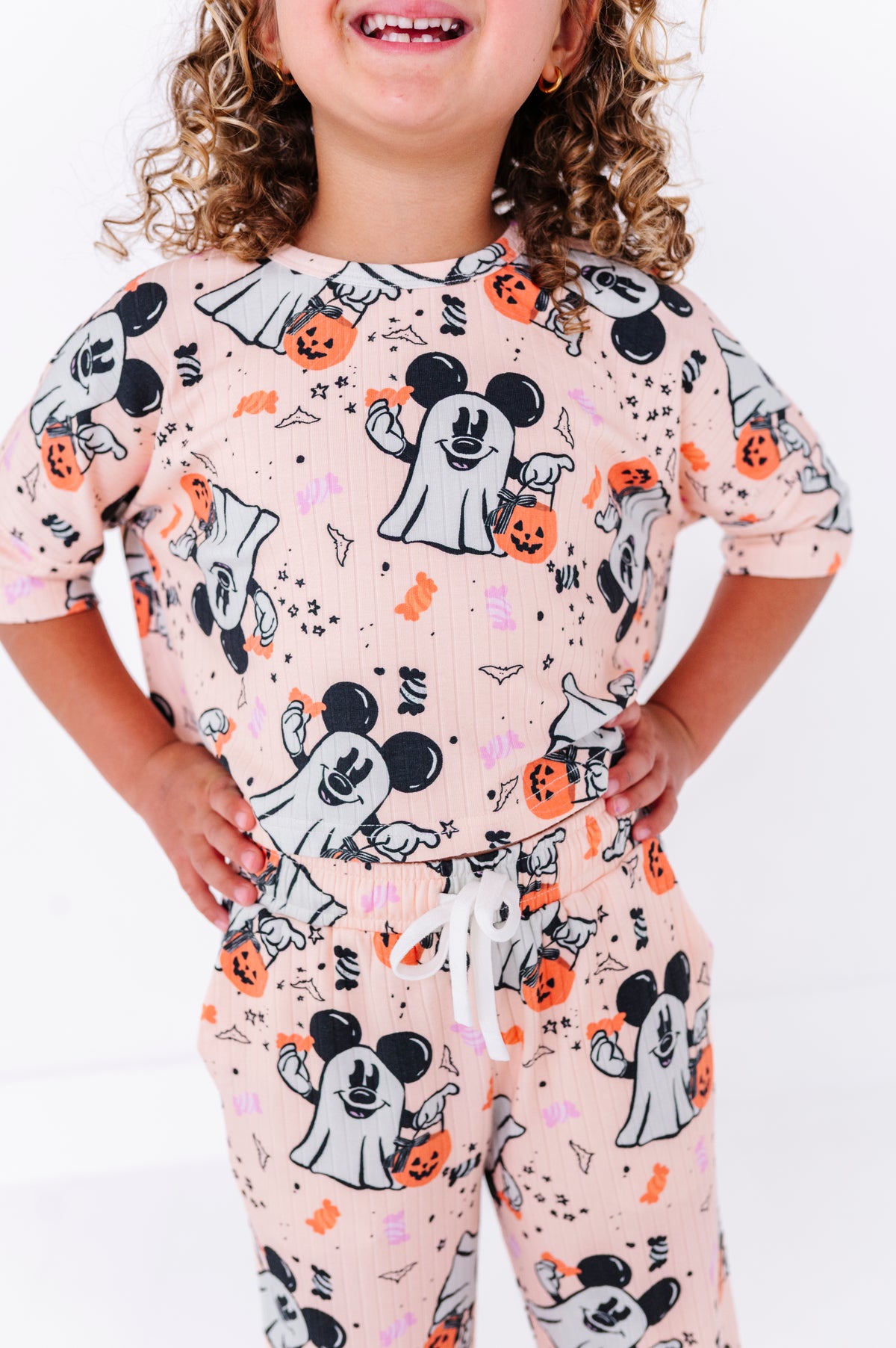 Trick-or-Treat Mickey Ghost | RIB PANT SET