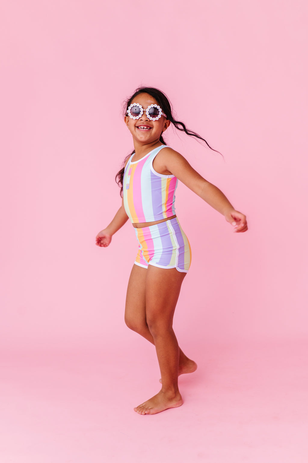 Sherbert Stripes | BOY SHORTS 2-PIECE