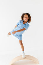 Load image into Gallery viewer, Coastal Blue | BOYS TERRY CHECK SET
