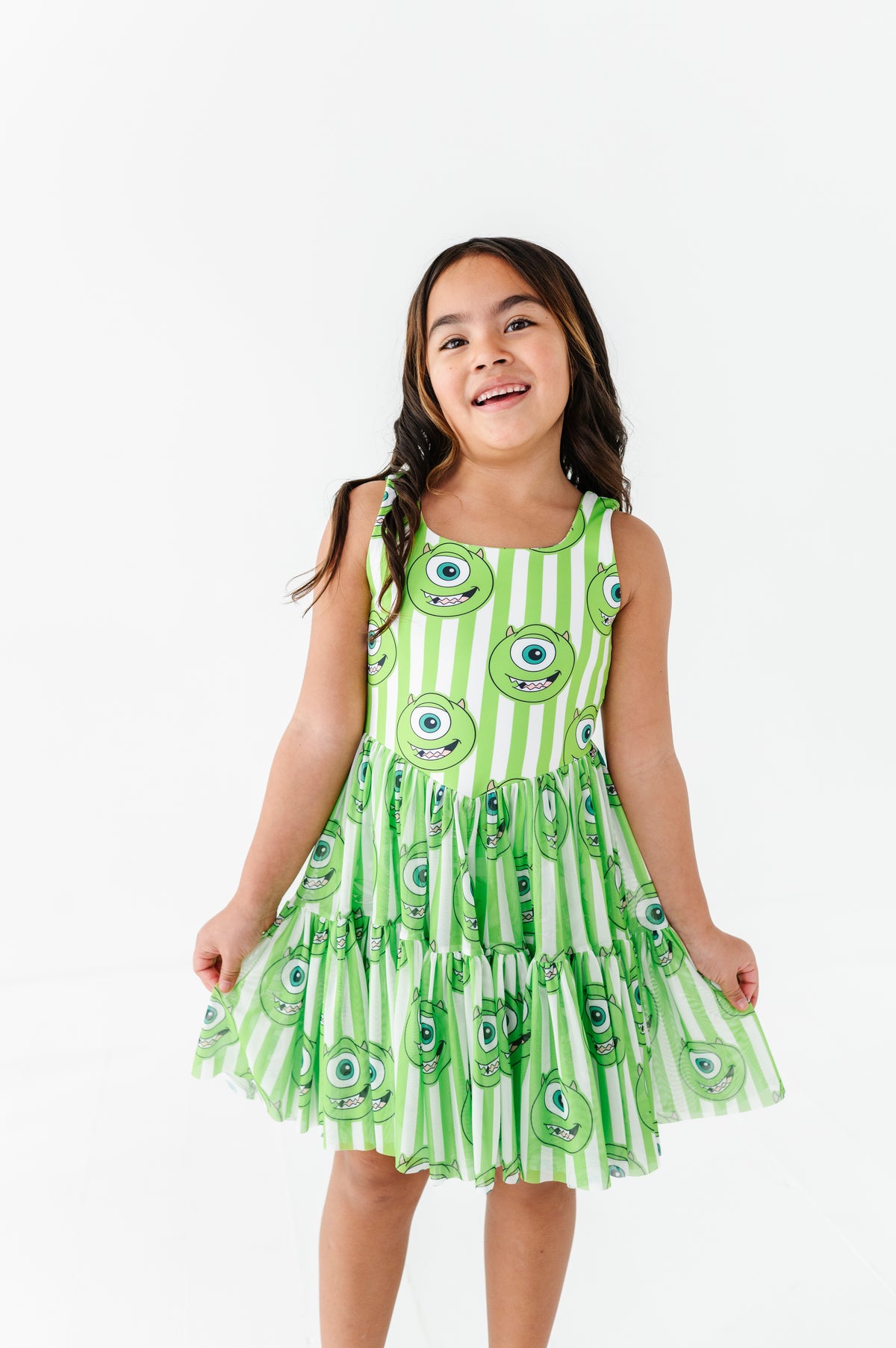 MONSTER MIKE Stripe (KIDS) | Mesh DRESS