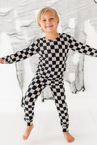 Checkered Ghost | BAMBOO PJ SET