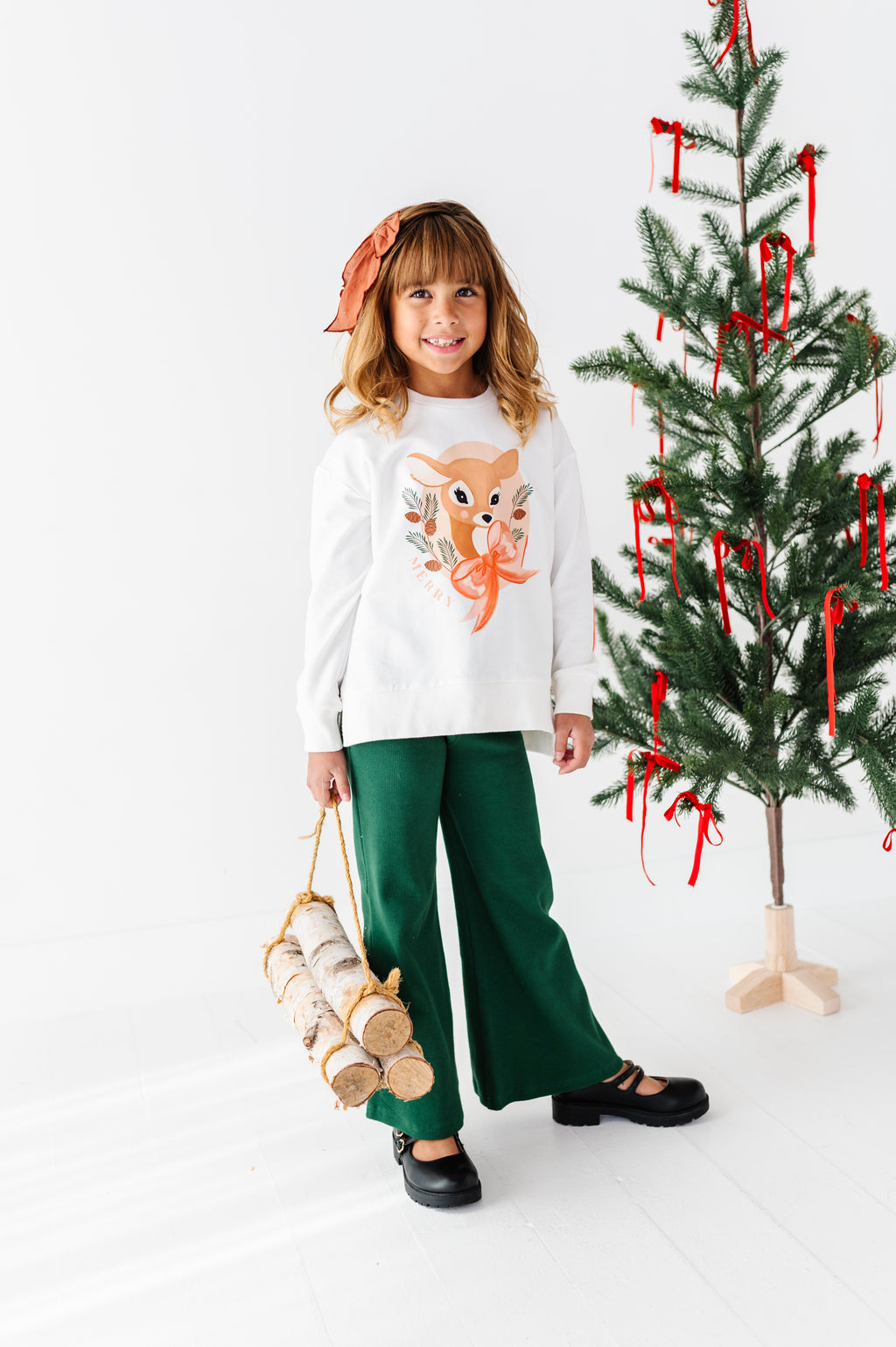 Darling Deer | Side Split Sweatshirt