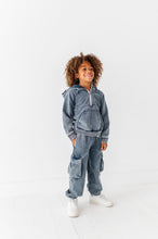Load image into Gallery viewer, NAVY | Vintage 1/4th HOODIE-JOGGER Set