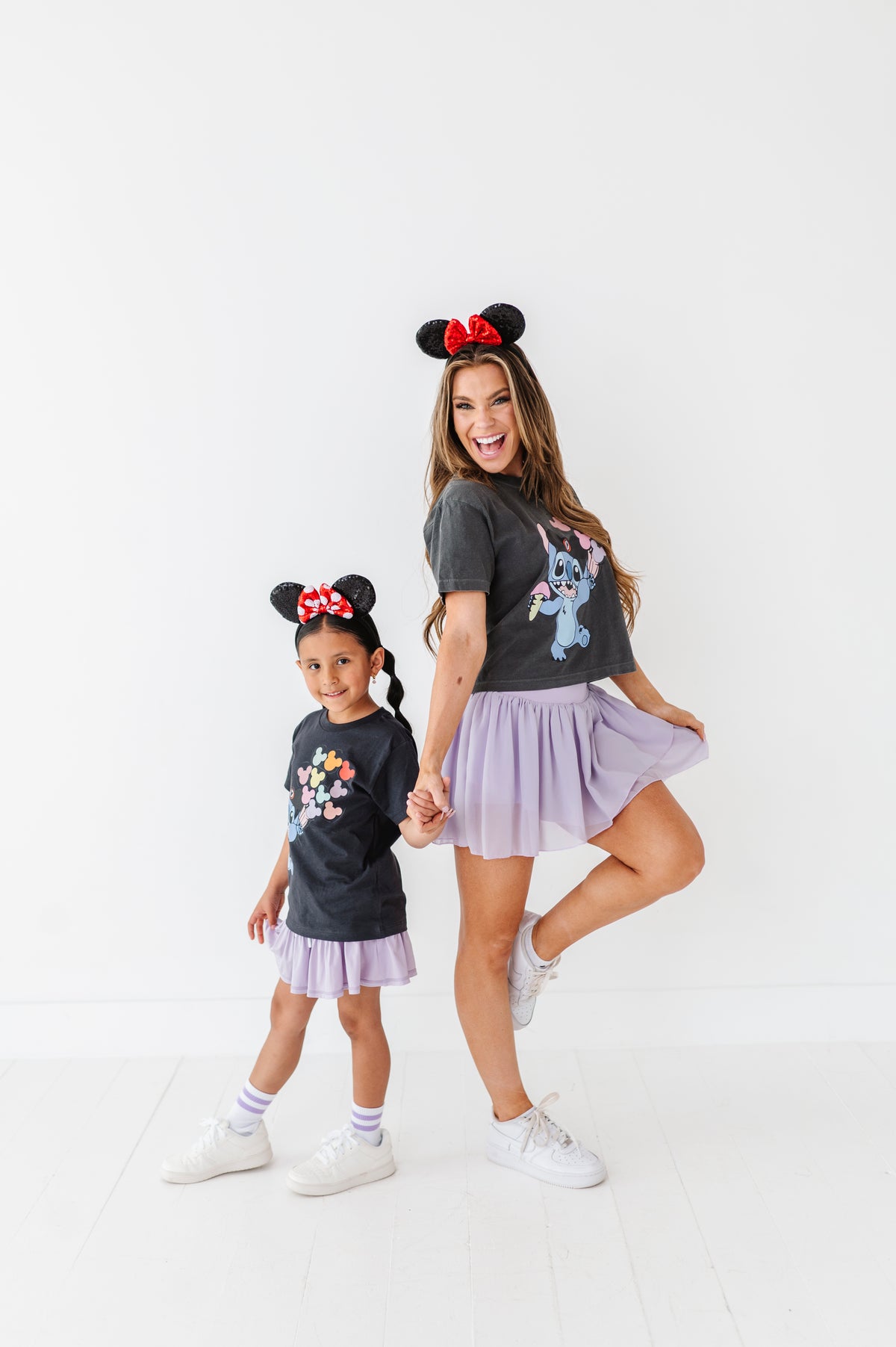 Balloon Stitch | KIDS CHARCOAL TEE
