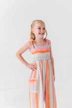 Load image into Gallery viewer, Sorbet Stripe | LINEN ROMPER