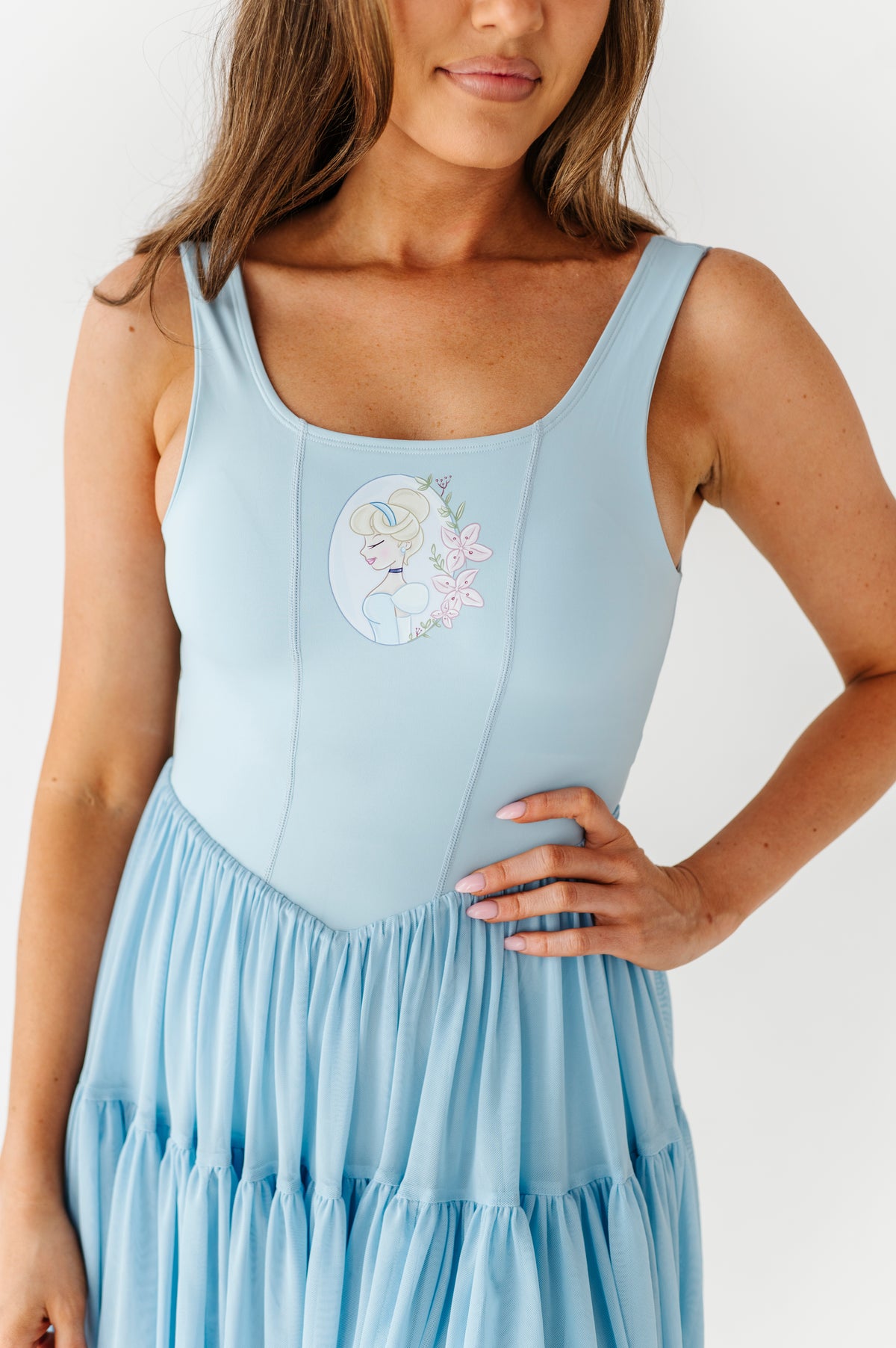 Cinderella (ADULT) | Baby Blue Mesh DRESS