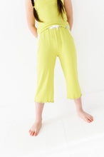 Load image into Gallery viewer, Lime Wedge | Tank + Wide Leg RIB Set