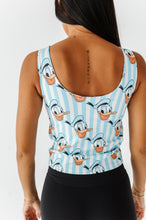 Load image into Gallery viewer, DONALD Stripe (ADULT) | FRONT-TIE TANK
