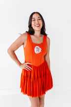 Moana (ADULT) | Burnt Orange Mesh DRESS
