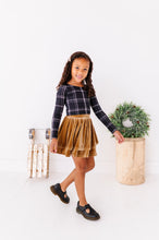 Load image into Gallery viewer, Carmel Velvet | 2-Tiered SKORT