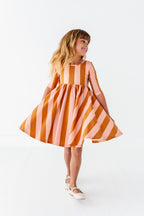 Maple Sugar Stripe | Twirl Dress