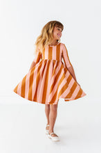 Load image into Gallery viewer, Maple Sugar Stripe | Twirl Dress