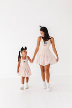 Load image into Gallery viewer, Pumpkin Bow TAN | (ADULT) Mesh DRESS
