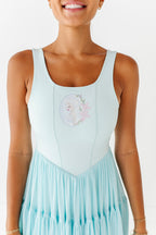 Elsa (ADULT) | Icy Blue Mesh DRESS