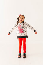Load image into Gallery viewer, Leopard Hearts | Side Split Sweatshirt