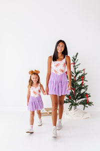 Lavender Gingerbread | (KIDS) Mesh DRESS