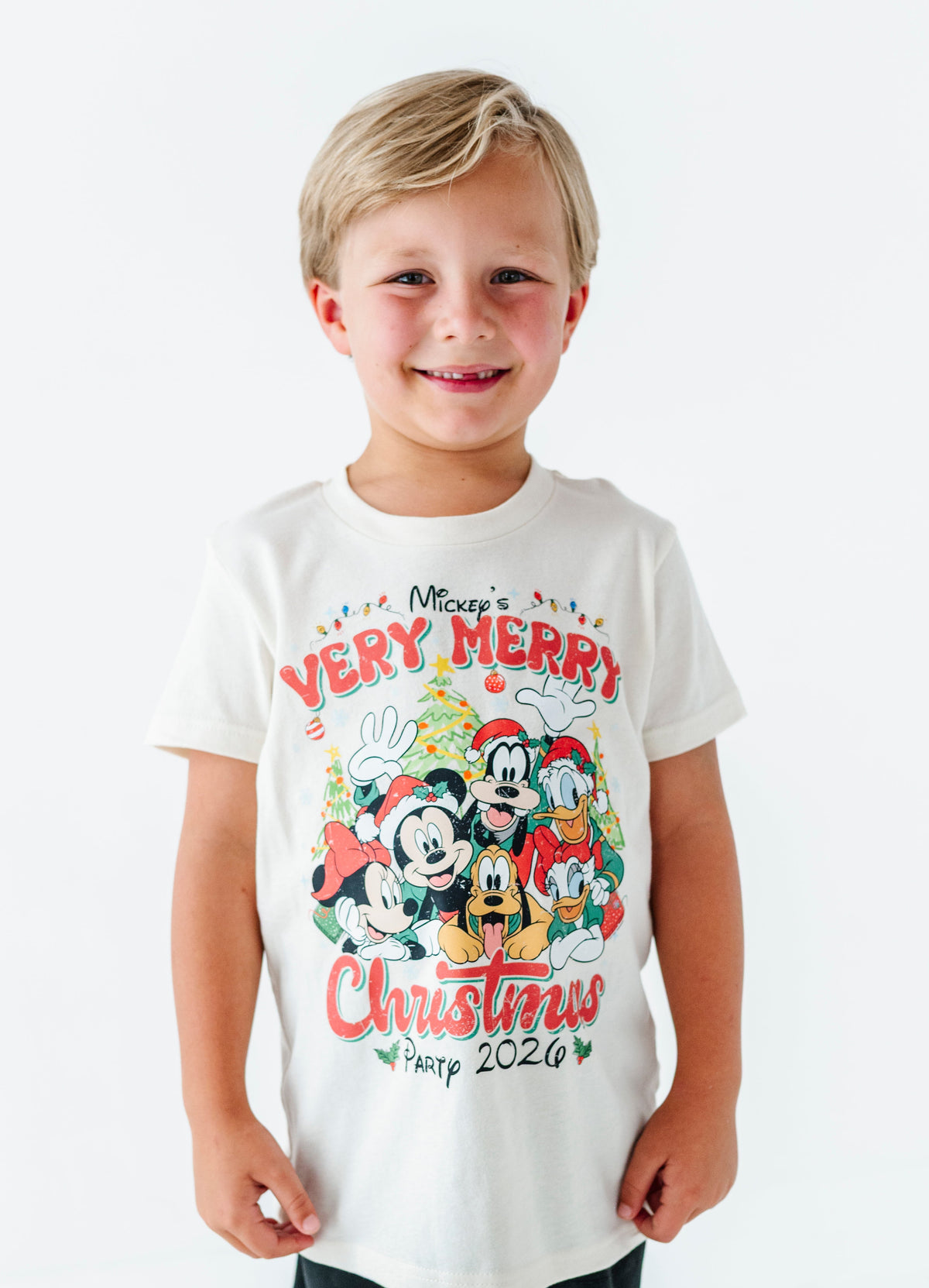Very Merry Christmas Party | KIDS CREAM TEE