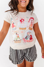 Load image into Gallery viewer, Princess Snow Globes | KIDS CREAM TEE