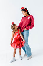 Load image into Gallery viewer, Pocket Peppermint Mouse | RED Adult Sweatshirt