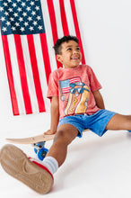 Load image into Gallery viewer, Hotdog | RED Boys Curve Hem Tee