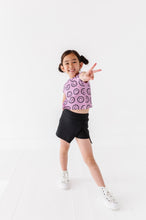 Load image into Gallery viewer, Mauve Smilies | Cross Back Tee