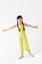 Load image into Gallery viewer, Lime Wedge | Tank + Wide Leg RIB Set
