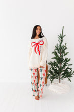 Load image into Gallery viewer, RED BOW (CREAM SWEATSHIRT) | Adult *SWEATSHIRT*