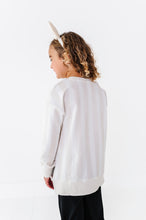 Load image into Gallery viewer, Piggy Pumpkin (STRIPE) | SIDE SPLIT SWEATSHIRT