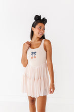 Load image into Gallery viewer, Pumpkin Bow TAN | (ADULT) Mesh DRESS