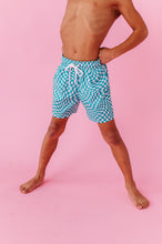 Load image into Gallery viewer, Lagoon Wave Check | BOYS SWIM SHORTS