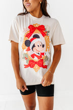 Mickey Bow Frame | ADULT Cream *BOTH CROP + FULL LENGTH HERE!*