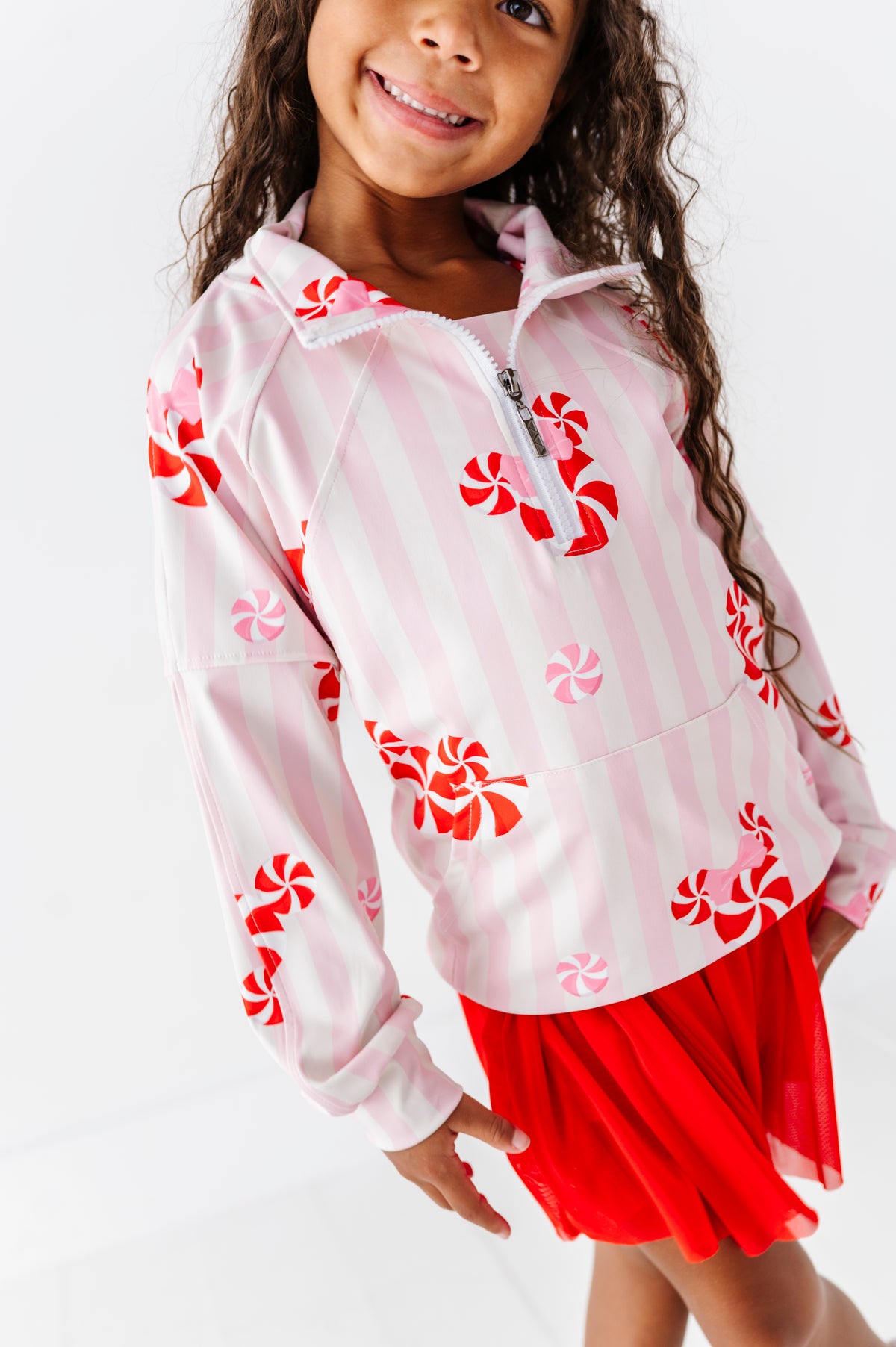 Peppermint Pixie | KIDS 1/4th ZIP