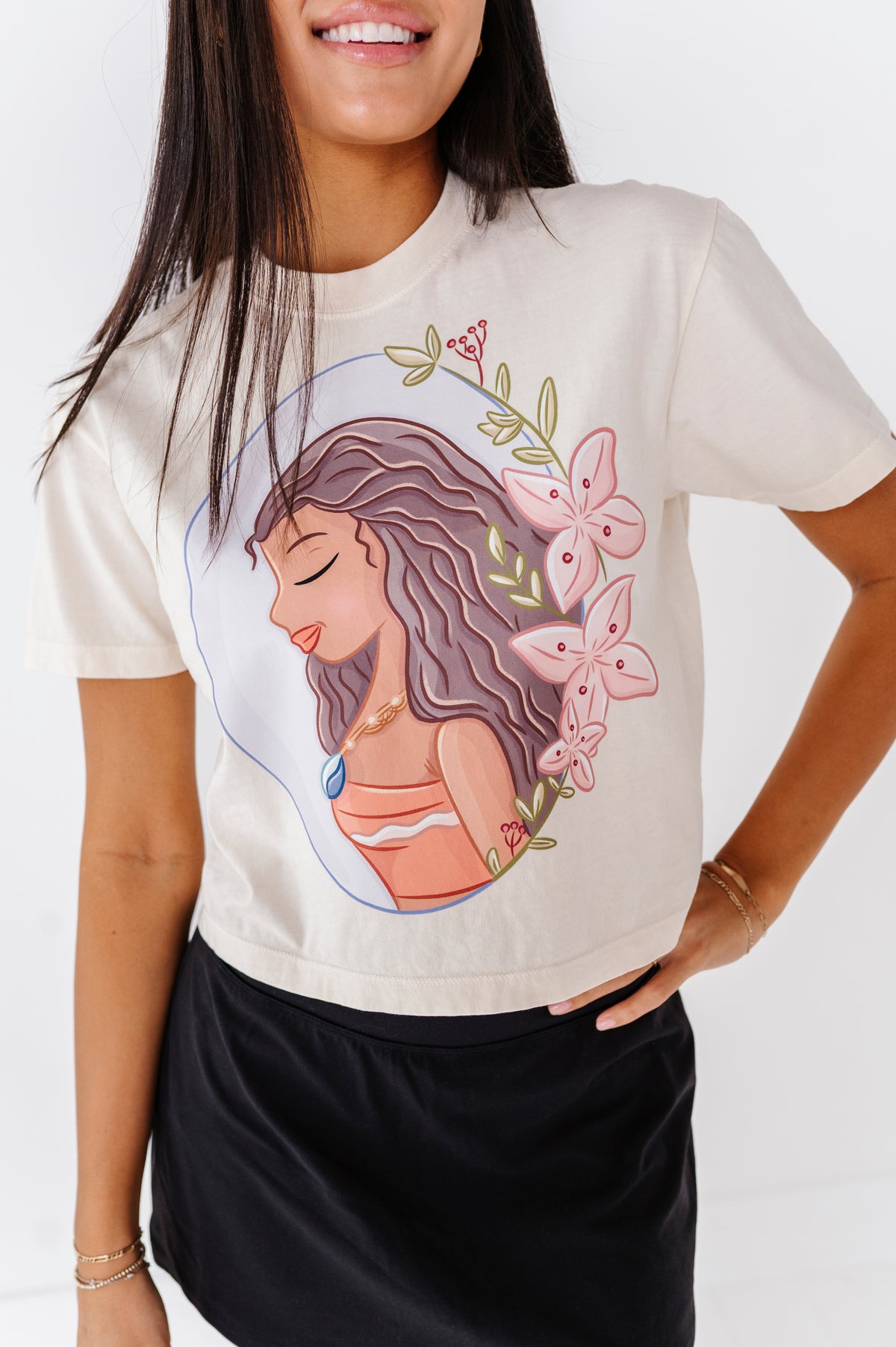 Moana | ADULT tee (CROP + FULL LENGTH HERE)