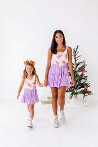 Lavender Gingerbread | (KIDS) Mesh DRESS