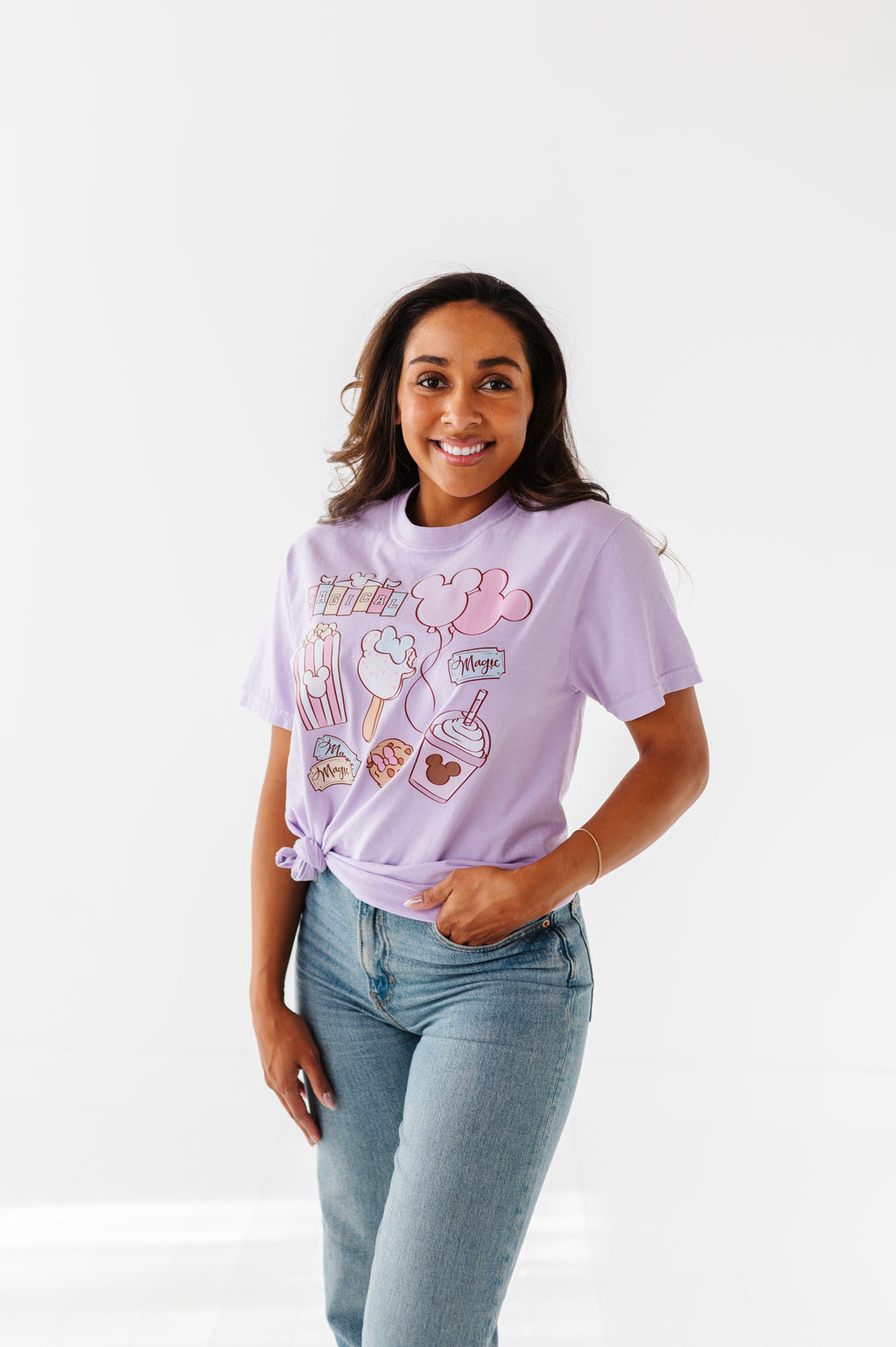 MAGICAL SNACKS | LILAC ADULT TEE