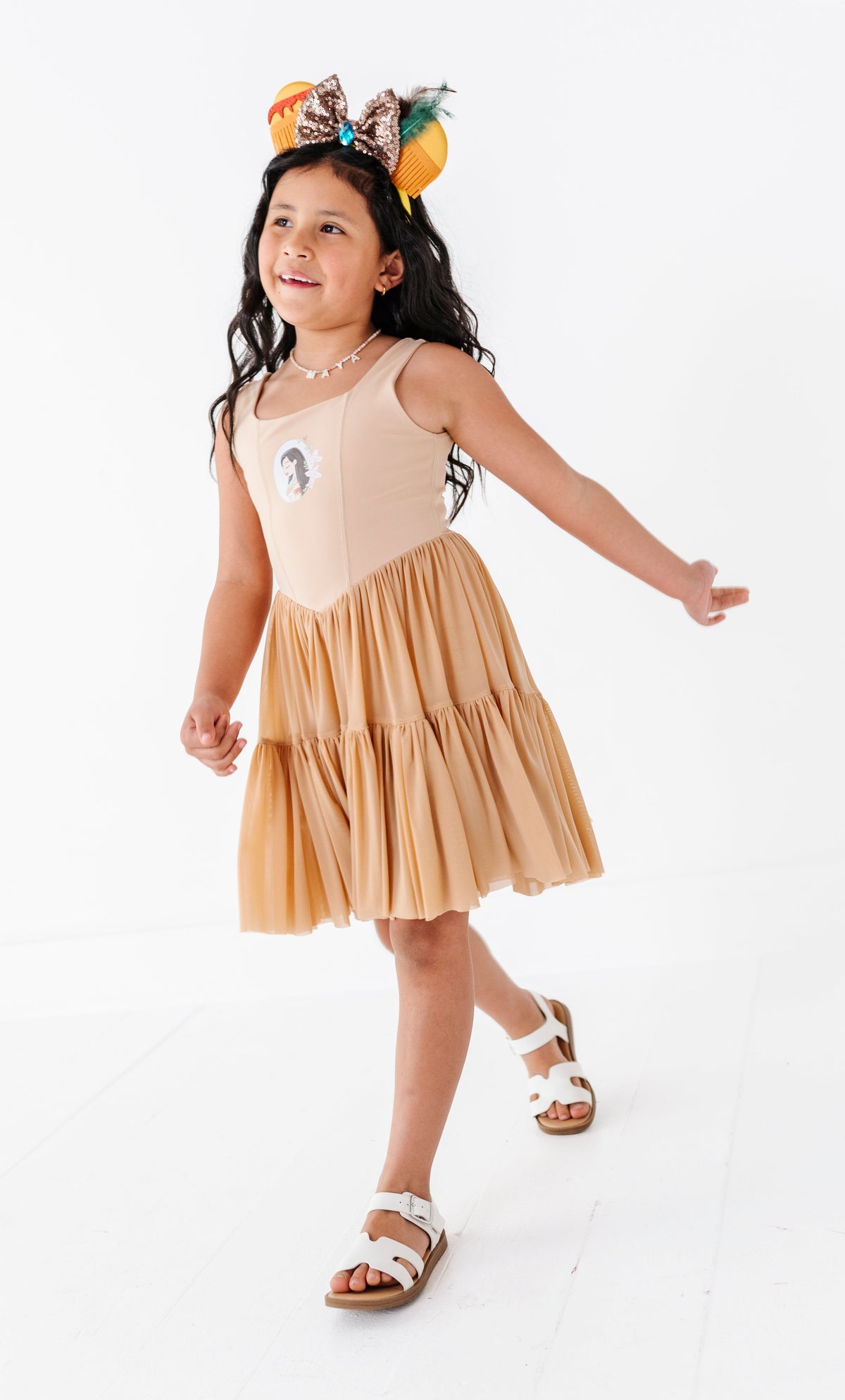 Pocahontas (KIDS) | Sand Mesh DRESS