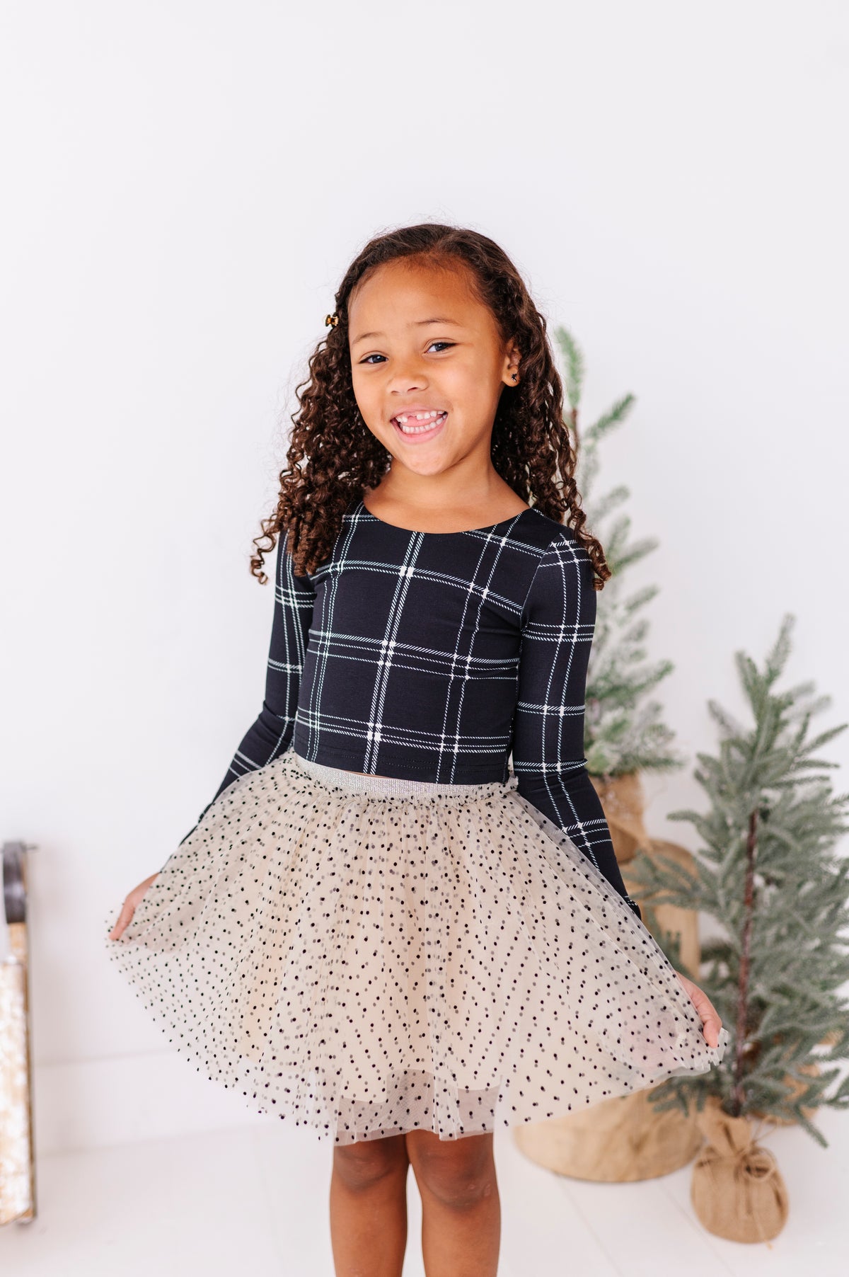 Cream + Dottie | MESH Skort
