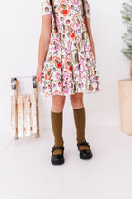 Load image into Gallery viewer, Framed Grinch | Collard Twirl Dress