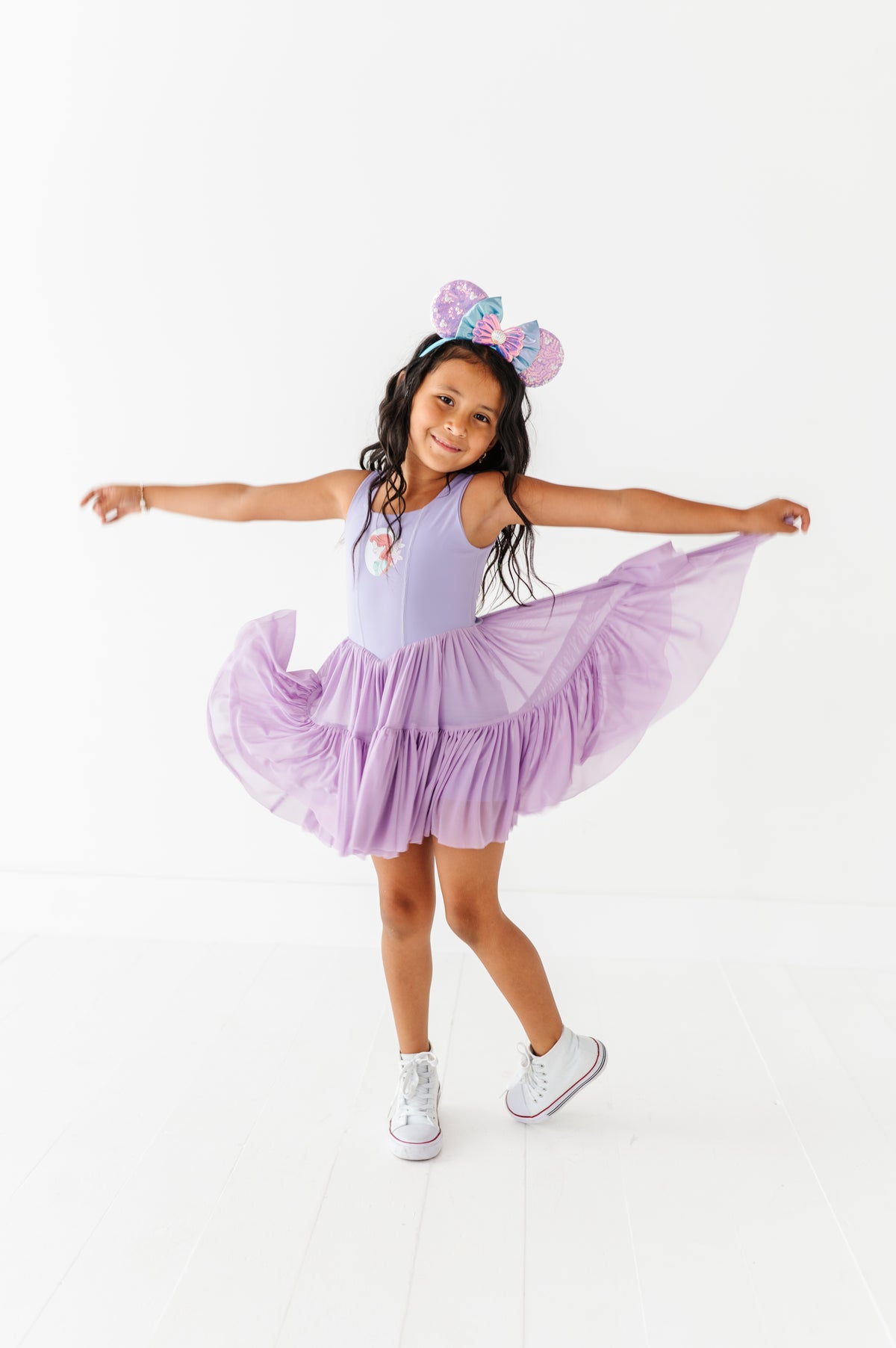 Ariel (KIDS) | Orchid Mesh DRESS