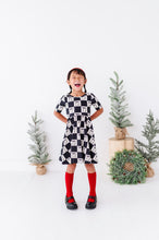 Load image into Gallery viewer, Checkered Bow | Scoop Back Dress